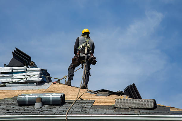 Professional Roof Replacement technician working in New Berlin, NY